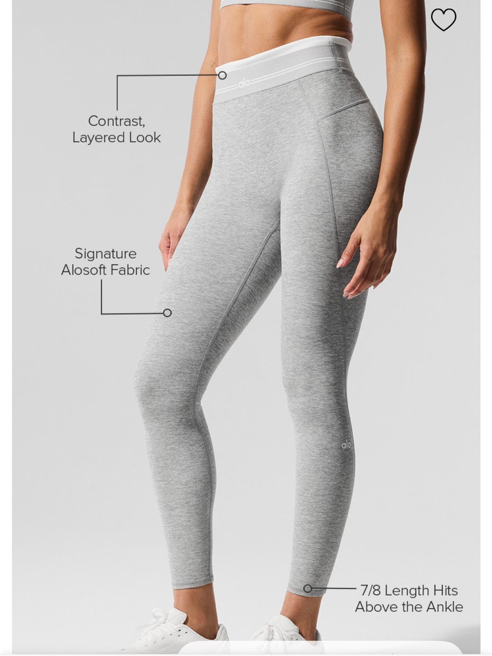 ALO YOGA LIKE NEW ALOSOFT BETTER TOGETHER LEGGINGS